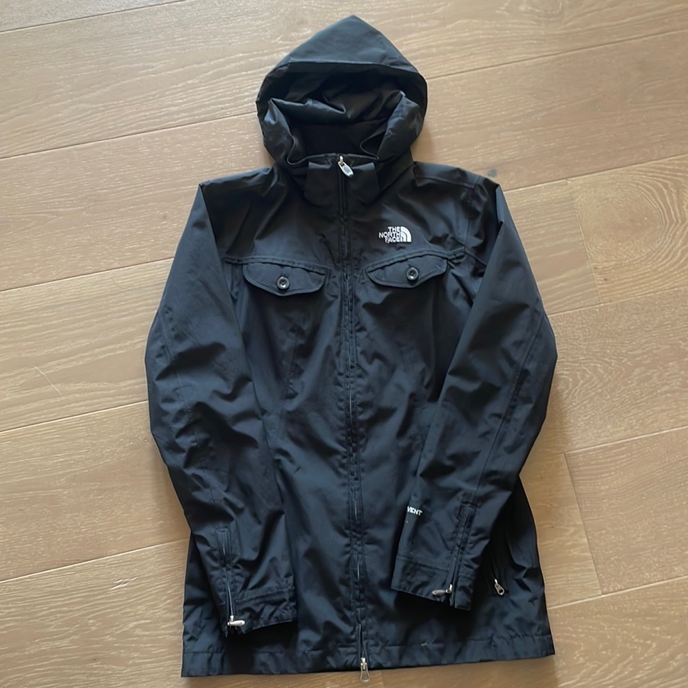 North Face women’s rain jacket with hood